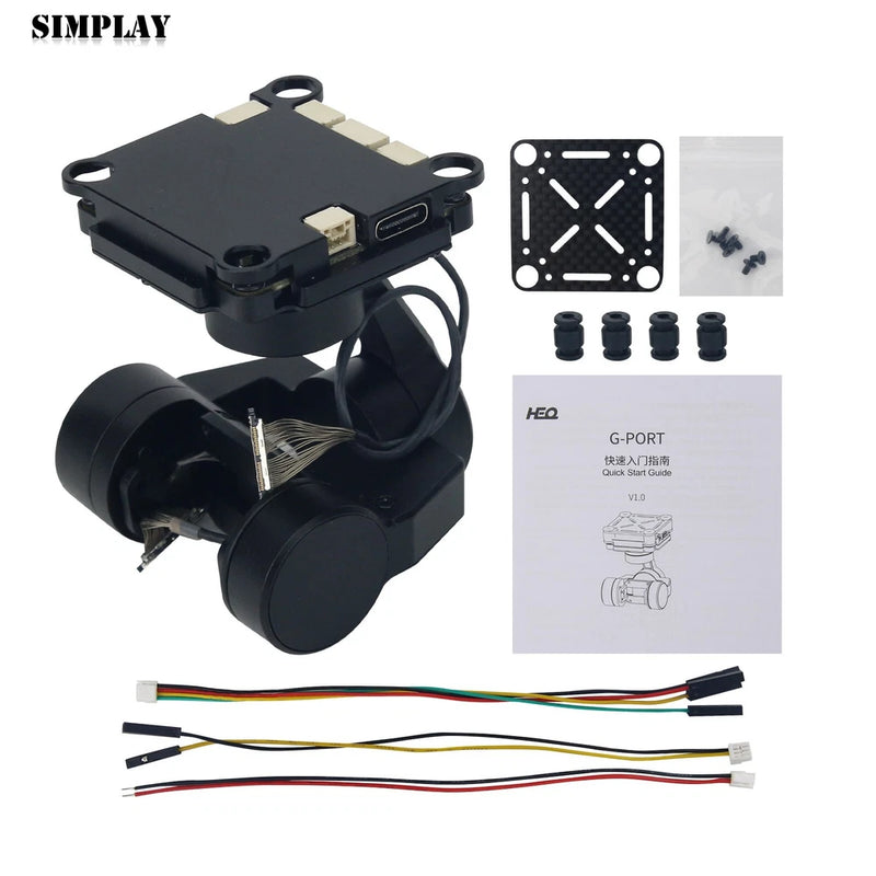NEW G-PORT High Stability 3-Aixs Brushless FPV Gimbal for FPV Racing DroneCamera