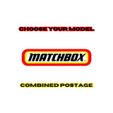 Matchbox 1:64 Diecast Model Cars - Choose your Model