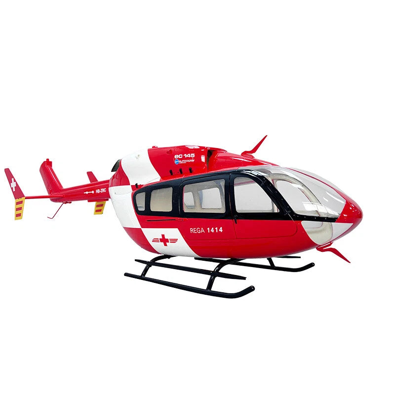 600 EC-145 V2 White red RC Helicopter Fuselage  in ERA Design Fit for TREX 600