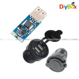 12-24V Dual USB Port Car Charger Adaptor 2A USB Vehicle Step Down Power Module