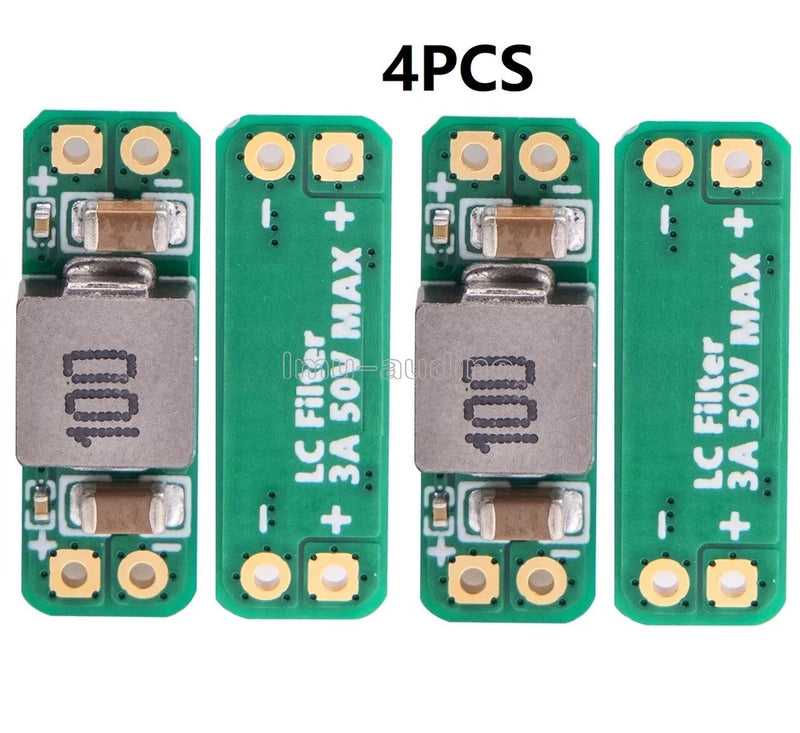 4PCS LC Filter Module 3A 530V Builtin Reverse Polarity Protection for RC FPV Converter