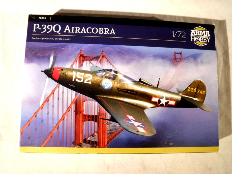 1/72 Arma Hobby USAAF WWII P 39Q Airacobra Fighter Markings 4/5 Mask # 70055