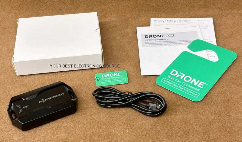 NEW Firstech / Compustar X2-LTE DRONE Telematics + GPS (White Box)