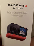 Insta360 One R 4K Edition Camera- With Selfie Stabilization/Stick And Tripod NEW