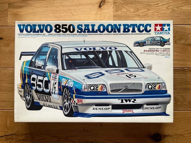 Tamiya 1/24 Volvo 850 Saloon BTCC Model Kit Unbuilt 1996 Decal Aged