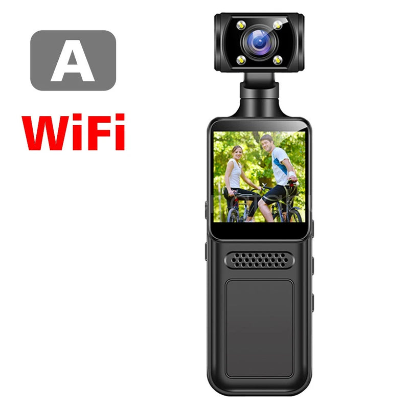 4K/2K HD Pocket Action Camera 180?? Rotation WiFi Vlog Camera Handheld Sports Cam