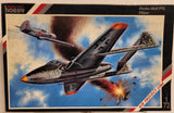 1/72 scale model kit box for Focke-Wulf PTL Flitzer airplane with illustrated landing gear
