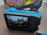 Fujifilm FinePix XP120 Waterproof Digital Camera Blue Tested W/ Battery READ