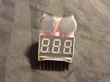 NEW 2in1 Indicator 1-8s RC Lipo Battery voltage Tester low voltage Buzzer Alarm Battery