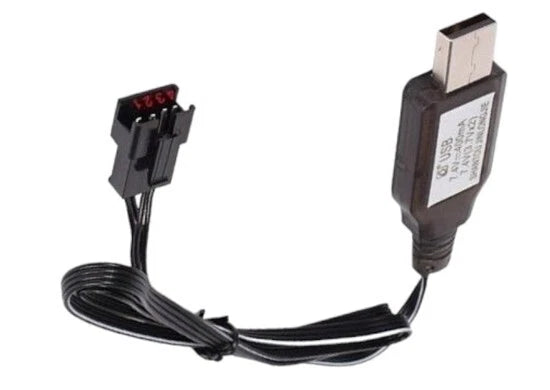 4Pin Connector USB Charging Wire RC 7.4V LIPO Battery Adapter Charger Plug Battery