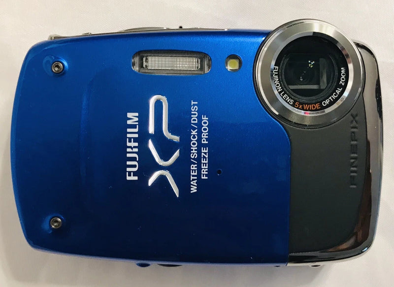 FujiFilm FinePix XP21 Water/Shock/Dust Proof Digital Camera Blue 14MP 5x Optical