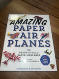 Amazing Paper Airplanes Activity Book Kit - 70 Ready-to-Fold Planes Excellent G2