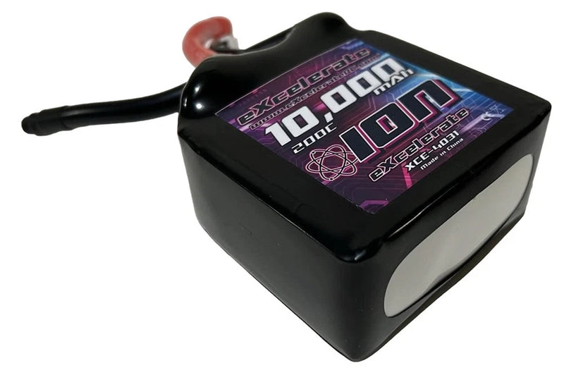 Excelerate ION 2S 2S6P 200C Drag Race LiPO (7.4V/10,000mAh) w/QS8 CG XCE-4031 Battery