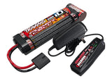 Traxxas NiMH battery pack with 2-amp charger, red and black cables