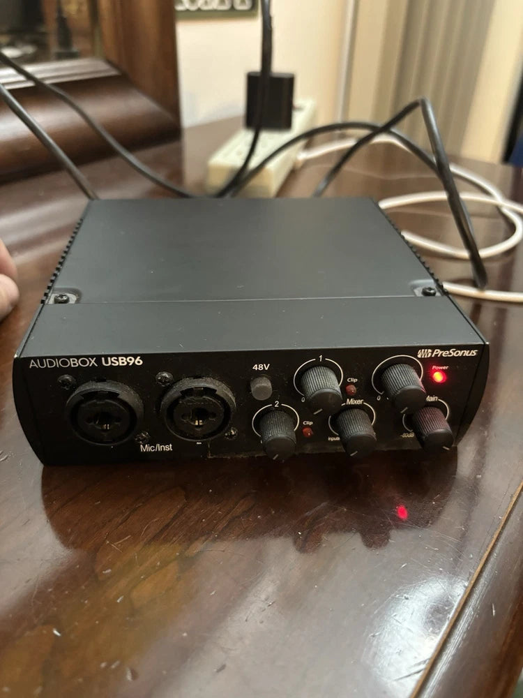 PreSonus USB96 USB Audio Interface w/ Kenwood Audio Video Stereo Receive