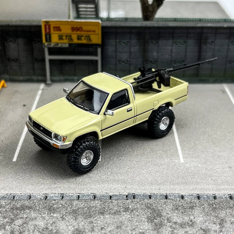 1/64 Hilux Recon Technical Truck - Military Off-Road Diecast Car Model Gift