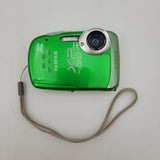 Fuji Finepix XP10 12.2MP Digital Camera Green Parts Only Read Description