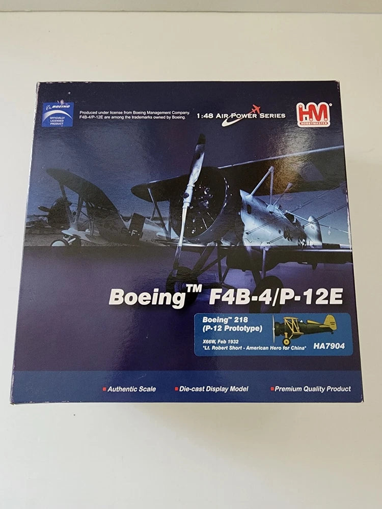 Hobby Master 1:48 Boeing F4B-4/P-12E die-cast display model box