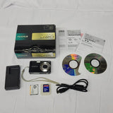 Fujifilm FinePix J20 Digital Camera Bundle TESTED memory charger battery manuals