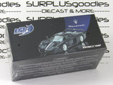 2024 BBR Models 1:64 Blue Metallic w/Stripe MASERATI MC12 Stradale #BBRDIE6416