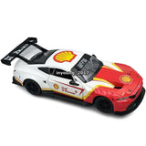 1:24 Mustang GT3 Model Car Diecast Toy Vehicle Kids Toys Boys Gifts White Battery