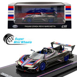 CM-Model 1:64 Pagani Zonda Revo Barchetta ¨C Carbon Fiber Black