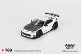 Mini GT 1:64 Toyota GR86 LB Nation  White Model in Blister Package MGT00769-1H