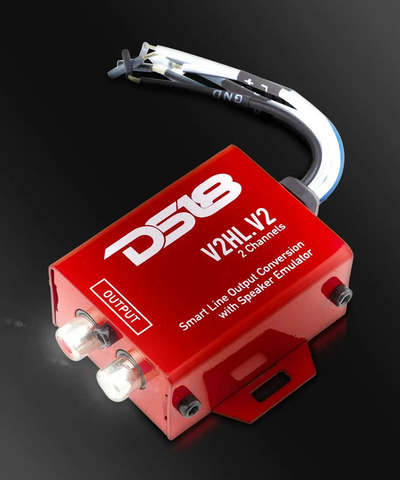 DS18 V2HL.V2 2 Channel High/Low Smart Line Output Conversion w/ Speaker Emulator