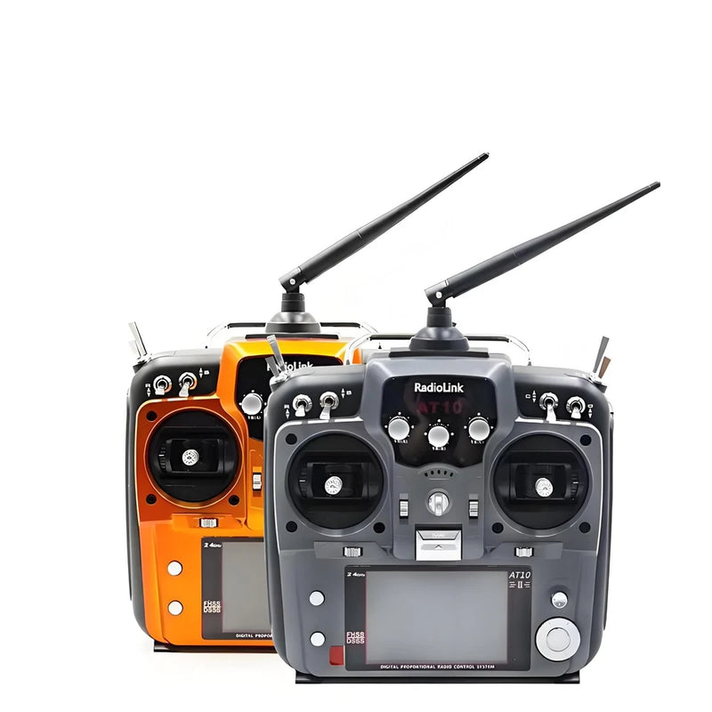AT10II Transmitter for RC Car Boat Drone with R12DS Receiver 2.4GHz 12CH