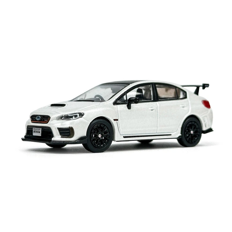 1:64 Scale Subaru WRX STI S208 White Diecast Model Car Collection Gift Children