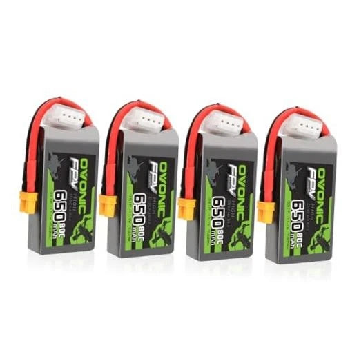 650mah 3S1P 11.1V 80C Lipo Battery Pack with XT30 Plug for RC Airplane Battery