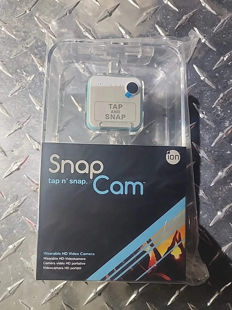 ion SnapCam Wearable HD Video Camera NEW with Clip