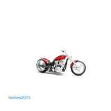 1/64 Red Motorcycle Scene Props Miniatures Figures Model For Cars Vehicles Toys