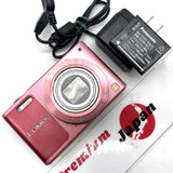 Panasonic LUMIX DMC-SZ10 Pink 16MP Digital Camera Tested Excellent Japan