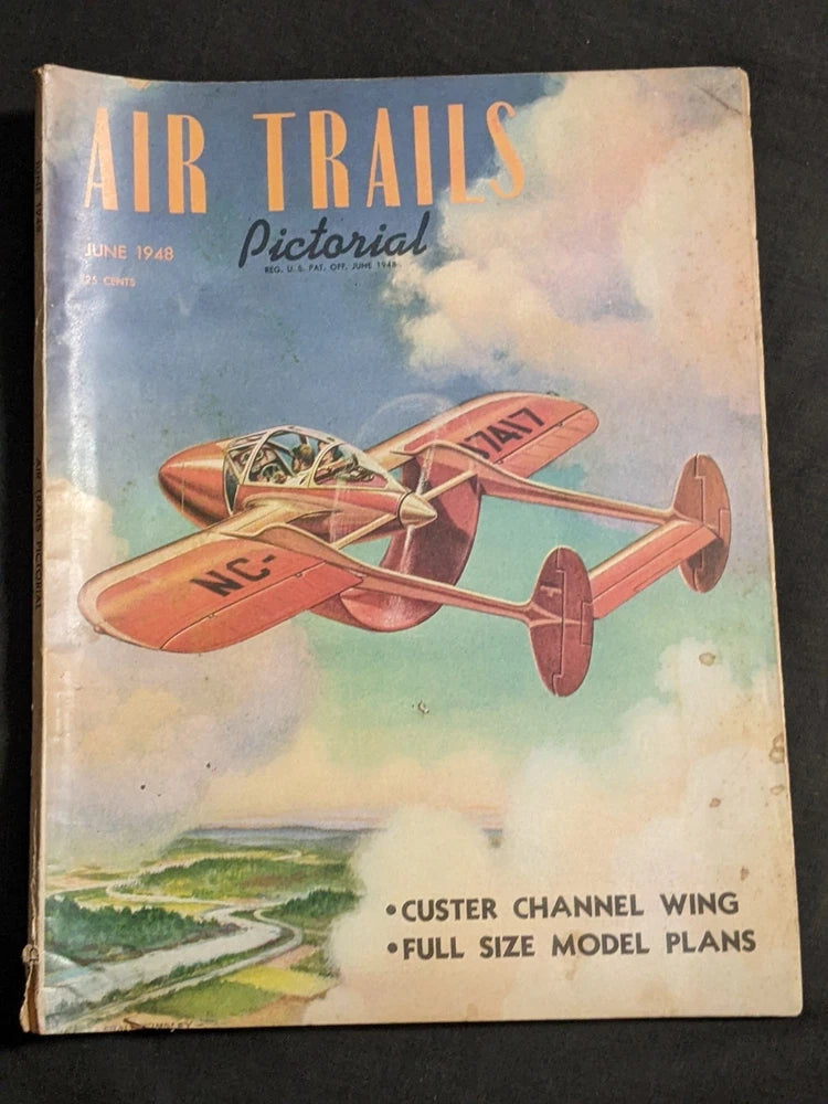 June 1948 Air Trails Hobby airplane magazine JA