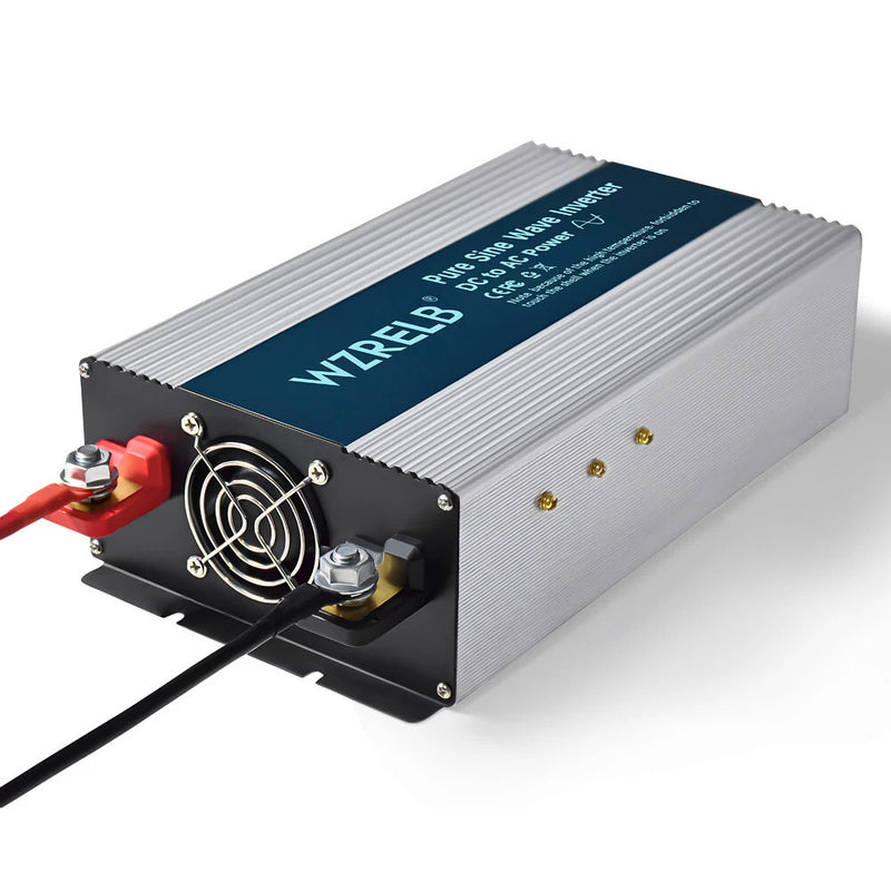 2000W Power Converter 24V to 110V 220V Pure Sine Wave Inverter Truck Camp Car RV