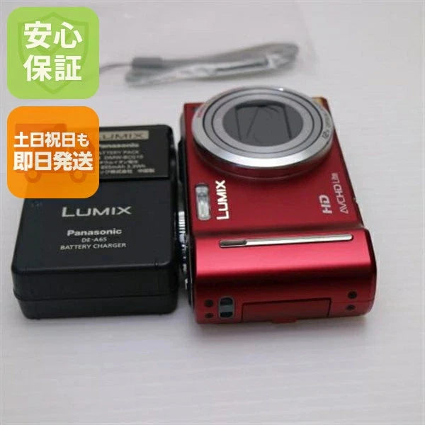Canon PowerShot DMC-TZ10 Red Compact Camera Good Condition From Japan