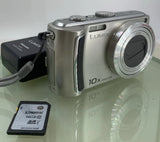 Panasonic LUMIX DMC-TZ5 DIGITAL CAMERA 10X ZOOM +16B CARD+ CHARGER TESTED - 942