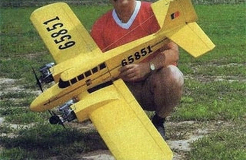 TwinStar 15 65" Span - designed by Mike Sherrod RC Airplane Short Kit + PDF Plan
