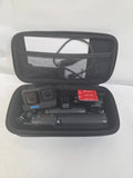 GoPro HERO10 Black Action Camera W/ Case, Battery Grip Tripod Remote- Very Good!