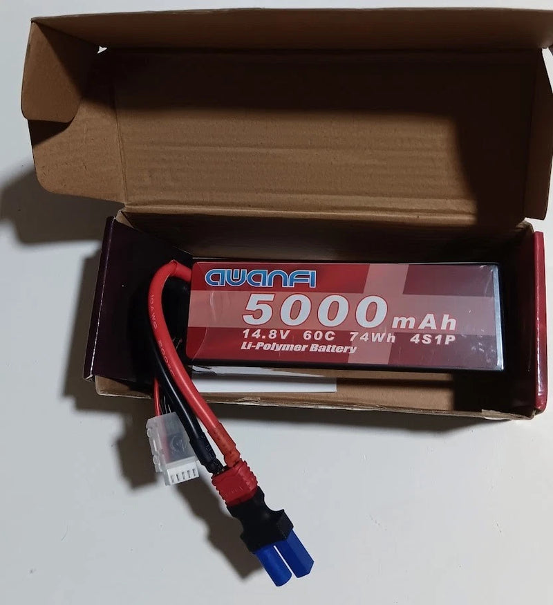 Awanfi battery 5000mah 14.8 60C 74Wh 4S1P Battery