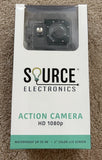 Source Electronics action camera in retail box, HD 1080p, 2" color LCD screen