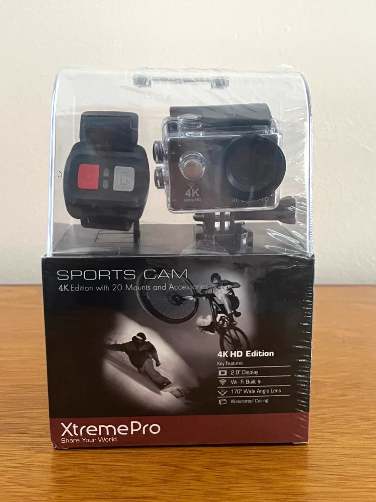 XtremePro Sports Cam 4K HD Edition 20 Mounts & accessories New Sealed!