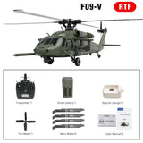 Yuxiang F09V RC Helicopter 6-axis Gyro 2.4Ghz Flybarless 3D Brushless 1 Battery