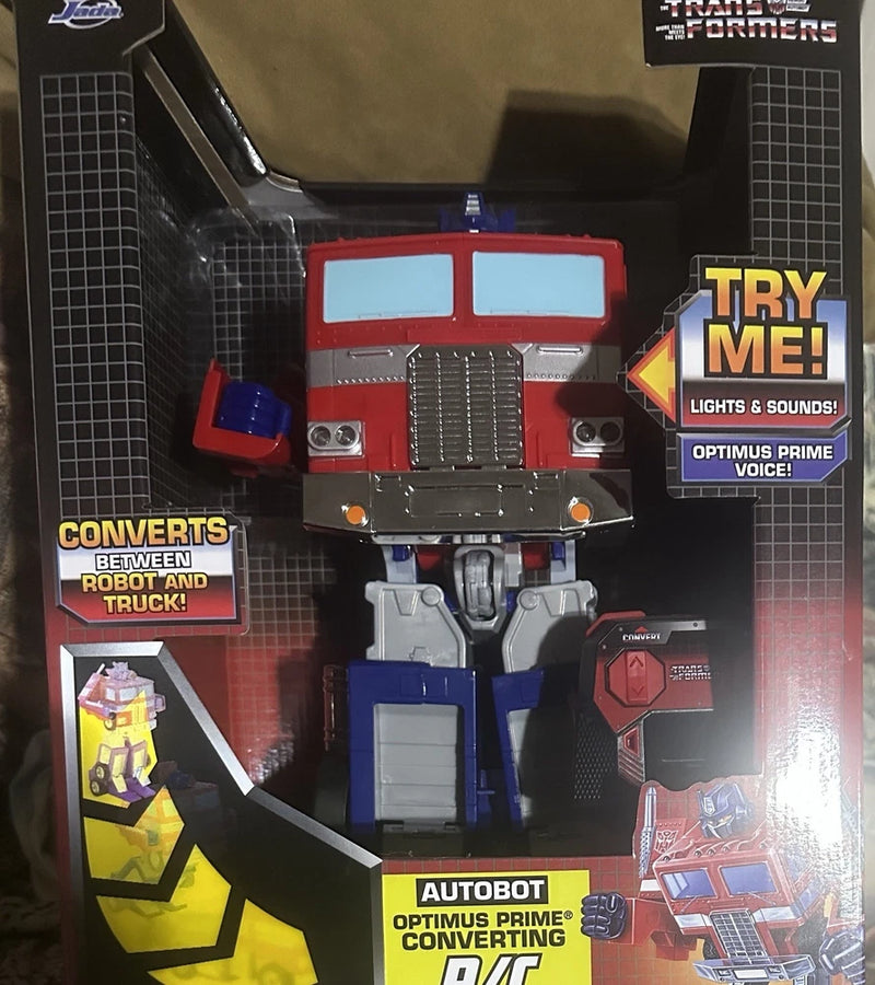 Transformers Optimus Prime Auto Converting RC Remote Control Toy Nos Converter