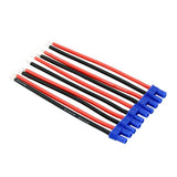 5 PCS EC2 Female Connector Adapter Cable With 10cm 16AWG Silicone Wire Converter