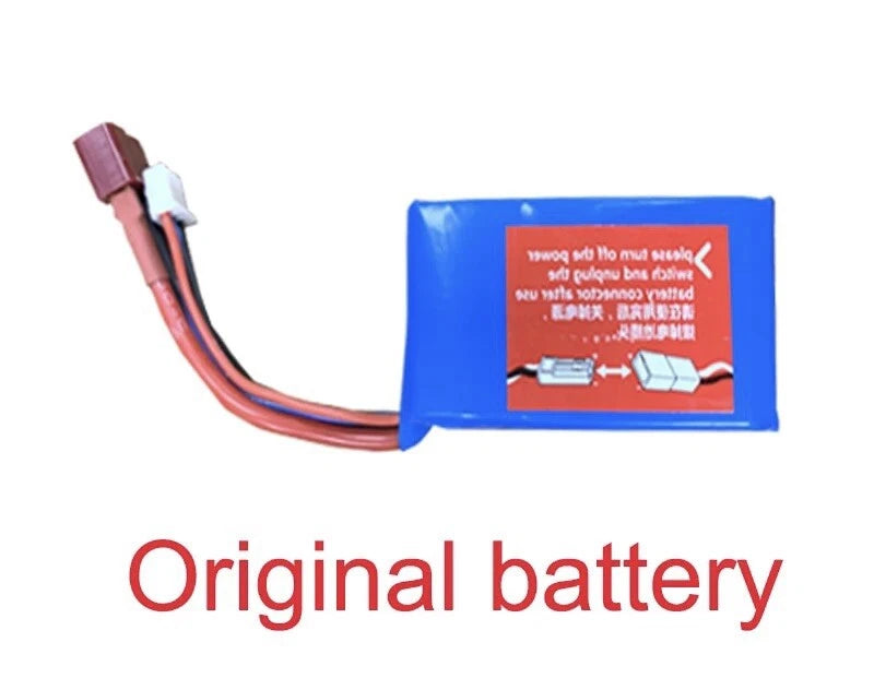 WLTOYS Original OEM 2s 7.4V 1500mAh 25c LiPo Battery T-plug 1/18 184008 A979B 1x