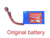 WLTOYS Original OEM 2s 7.4V 1500mAh 25c LiPo Battery T-plug 1/18 184008 A979B 1x
