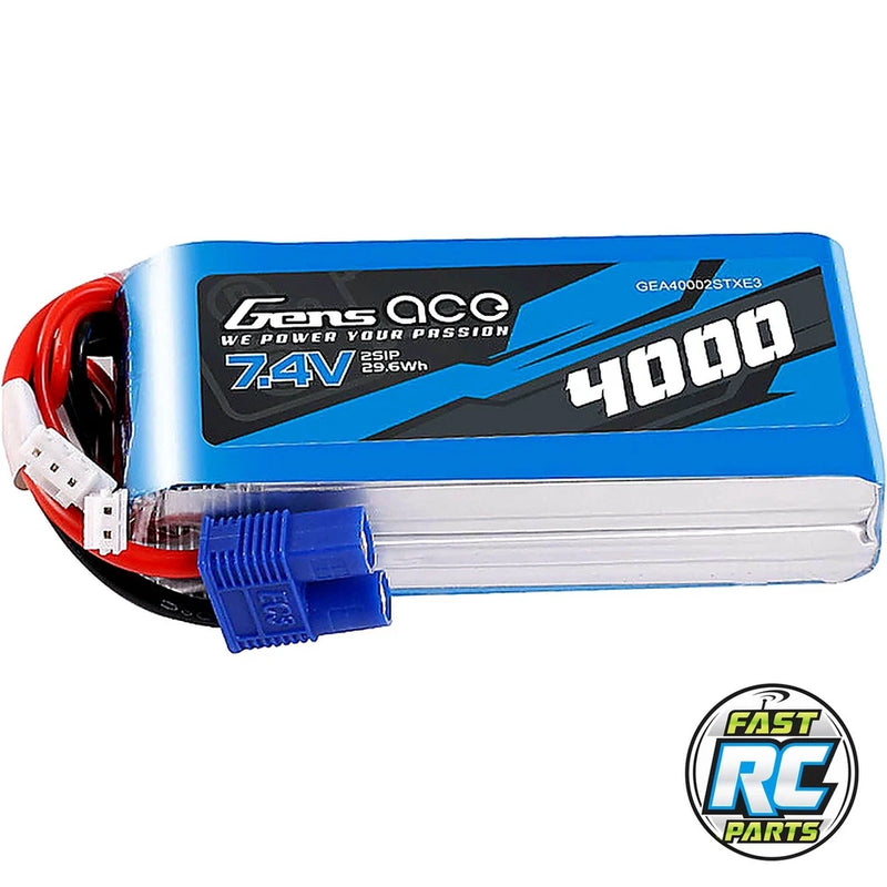 Gens Ace Gens Ace Receiver 4000mah 2s Battery with Ec3 GEA40002STXE3 Battery