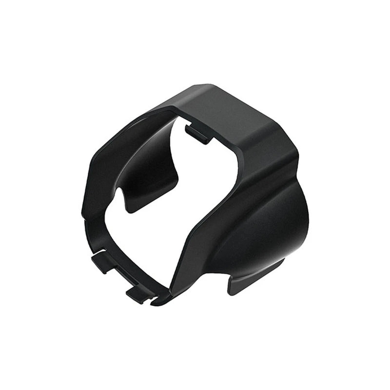 Drone lens hood anti-glare sunshade cover in dark gray with snap tabs